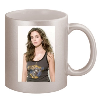 Eliza Dushku 11oz Metallic Silver Mug