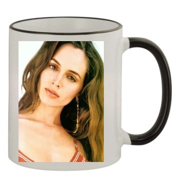 Eliza Dushku 11oz Colored Rim & Handle Mug