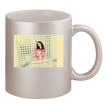 Eliza Dushku 11oz Metallic Silver Mug