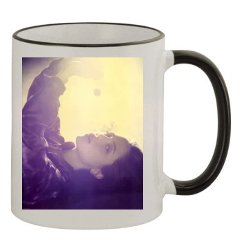 Eliza Dushku 11oz Colored Rim & Handle Mug