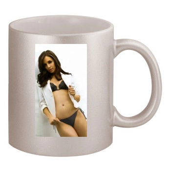 Eliza Dushku 11oz Metallic Silver Mug