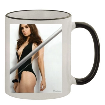 Eliza Dushku 11oz Colored Rim & Handle Mug