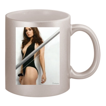 Eliza Dushku 11oz Metallic Silver Mug