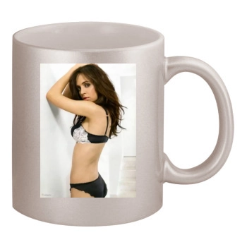 Eliza Dushku 11oz Metallic Silver Mug