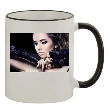 Eliza Dushku 11oz Colored Rim & Handle Mug