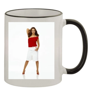 Eliza Dushku 11oz Colored Rim & Handle Mug