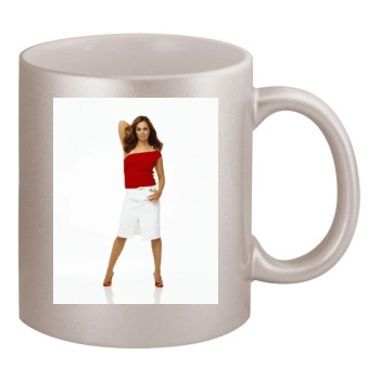 Eliza Dushku 11oz Metallic Silver Mug