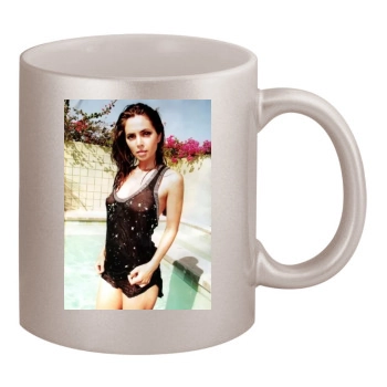 Eliza Dushku 11oz Metallic Silver Mug