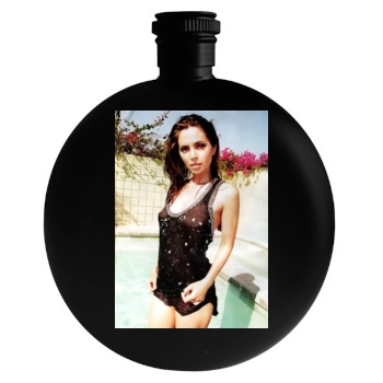 Eliza Dushku Round Flask