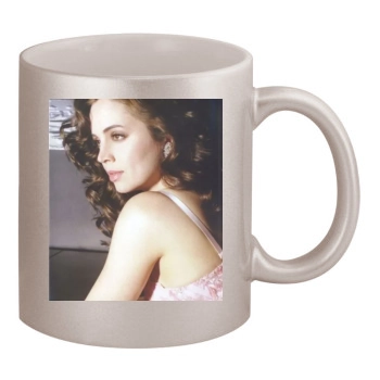 Eliza Dushku 11oz Metallic Silver Mug