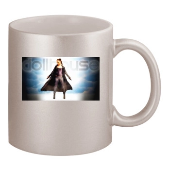 Eliza Dushku 11oz Metallic Silver Mug