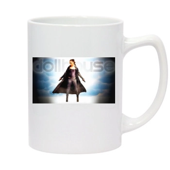 Eliza Dushku 14oz White Statesman Mug