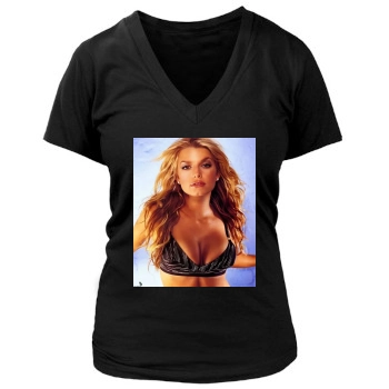 Jessica Simpson Women's Deep V-Neck TShirt