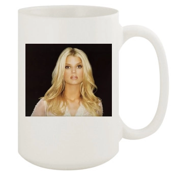 Jessica Simpson 15oz White Mug