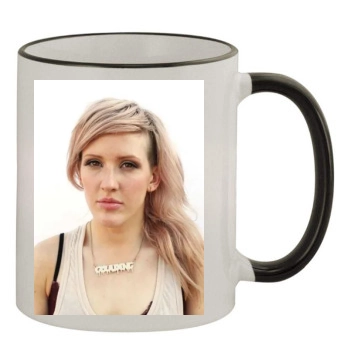 Ellie Goulding 11oz Colored Rim & Handle Mug