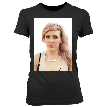 Ellie Goulding Women's Junior Cut Crewneck T-Shirt