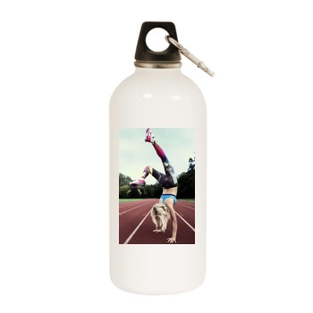 Ellie Goulding White Water Bottle With Carabiner