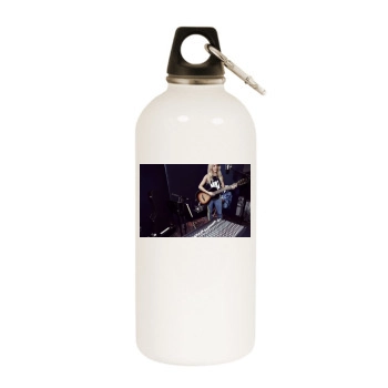 Ellie Goulding White Water Bottle With Carabiner