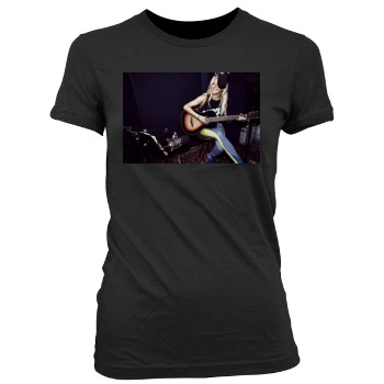 Ellie Goulding Women's Junior Cut Crewneck T-Shirt