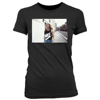 Ellie Goulding Women's Junior Cut Crewneck T-Shirt