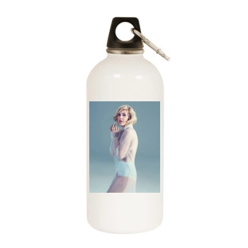 Ellie Goulding White Water Bottle With Carabiner