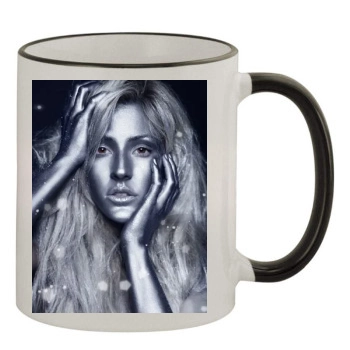 Ellie Goulding 11oz Colored Rim & Handle Mug