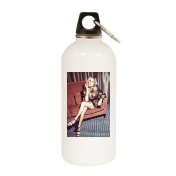 Ellie Goulding White Water Bottle With Carabiner