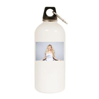 Ellie Goulding White Water Bottle With Carabiner