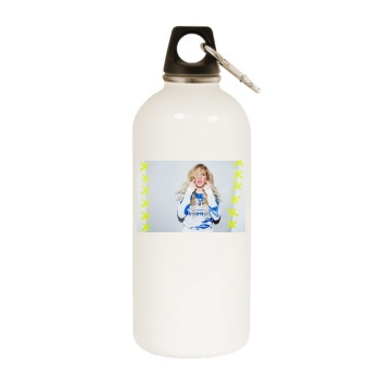 Ellie Goulding White Water Bottle With Carabiner