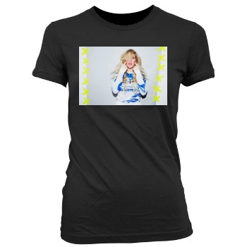 Ellie Goulding Women's Junior Cut Crewneck T-Shirt