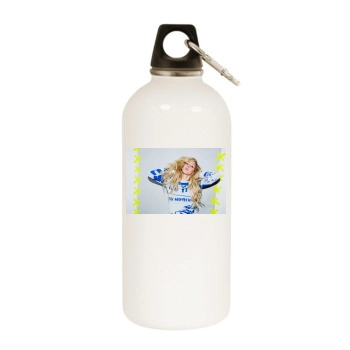 Ellie Goulding White Water Bottle With Carabiner