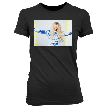 Ellie Goulding Women's Junior Cut Crewneck T-Shirt