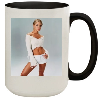 Jessica Simpson 15oz Colored Inner & Handle Mug