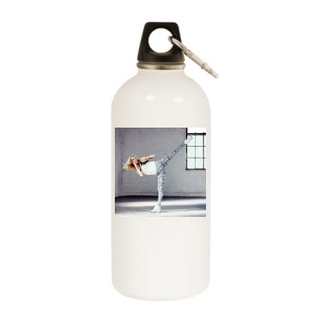 Ellie Goulding White Water Bottle With Carabiner