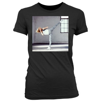 Ellie Goulding Women's Junior Cut Crewneck T-Shirt