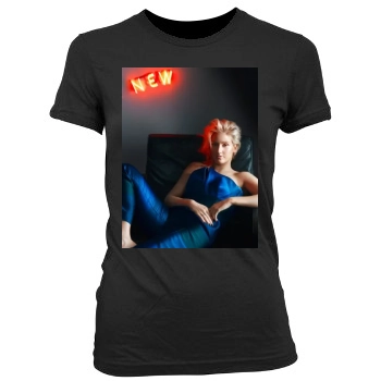 Ellie Goulding Women's Junior Cut Crewneck T-Shirt