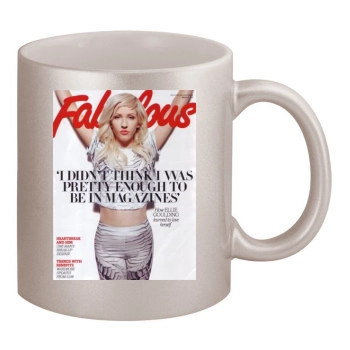 Ellie Goulding 11oz Metallic Silver Mug