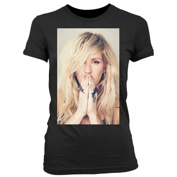 Ellie Goulding Women's Junior Cut Crewneck T-Shirt