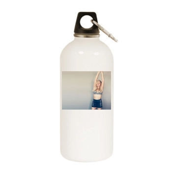 Ellie Goulding White Water Bottle With Carabiner