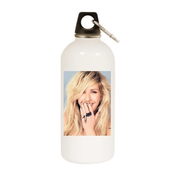 Ellie Goulding White Water Bottle With Carabiner