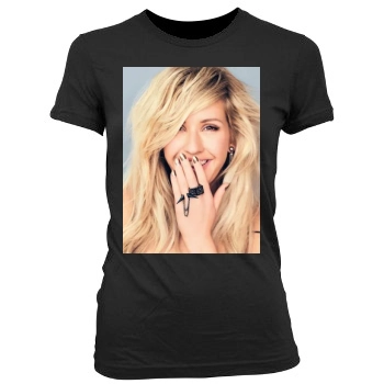 Ellie Goulding Women's Junior Cut Crewneck T-Shirt