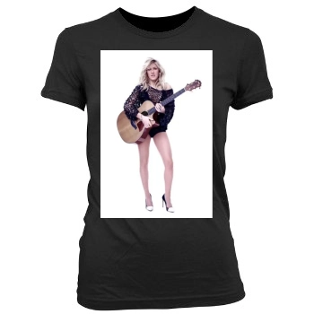 Ellie Goulding Women's Junior Cut Crewneck T-Shirt