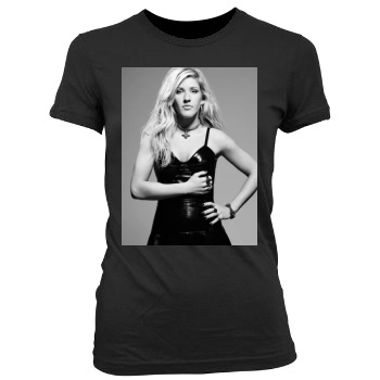 Ellie Goulding Women's Junior Cut Crewneck T-Shirt