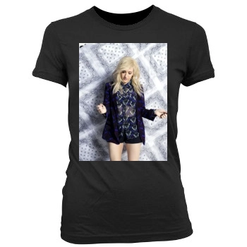 Ellie Goulding Women's Junior Cut Crewneck T-Shirt