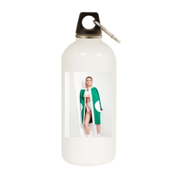 Ellie Goulding White Water Bottle With Carabiner