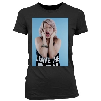 Ellie Goulding Women's Junior Cut Crewneck T-Shirt