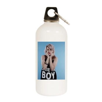 Ellie Goulding White Water Bottle With Carabiner