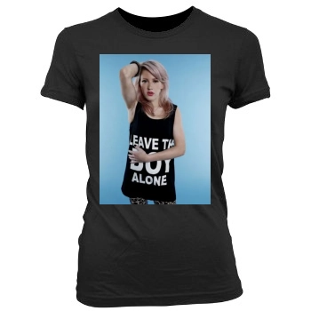 Ellie Goulding Women's Junior Cut Crewneck T-Shirt