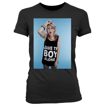 Ellie Goulding Women's Junior Cut Crewneck T-Shirt