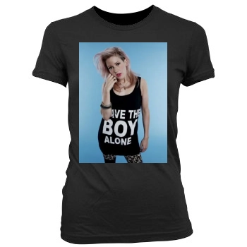 Ellie Goulding Women's Junior Cut Crewneck T-Shirt